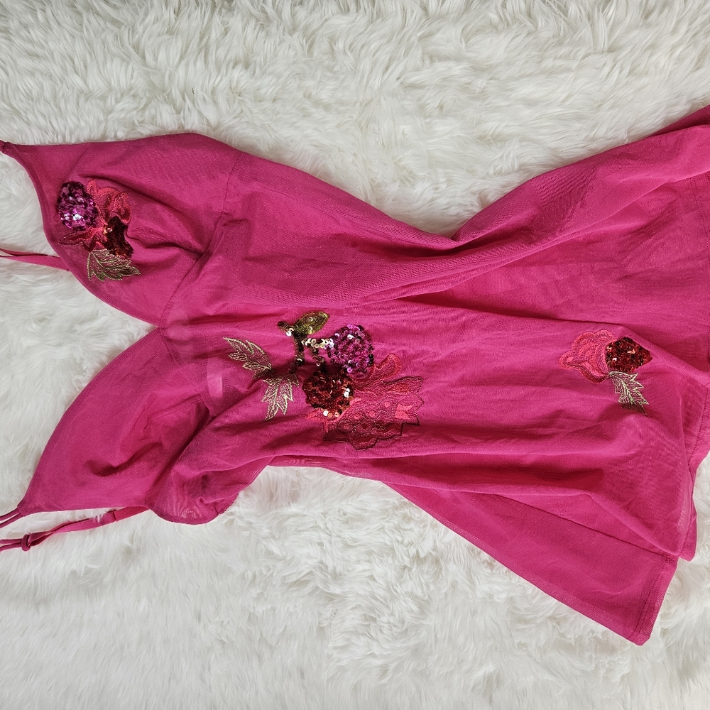 Victorias secret sequenced teddy dress